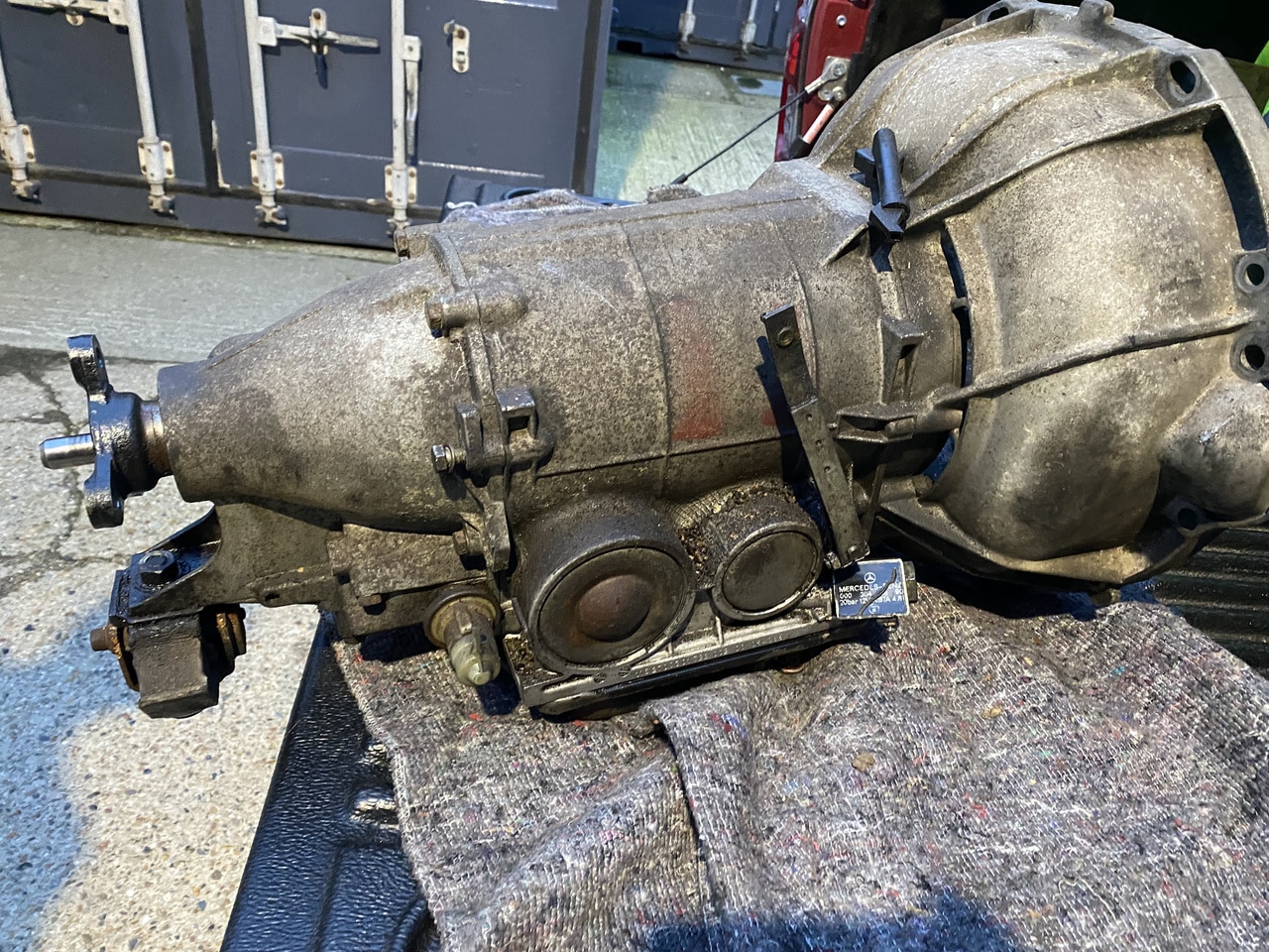 301025 1978 Mercedes 350SL Gearbox to Mersea Transmissions 3