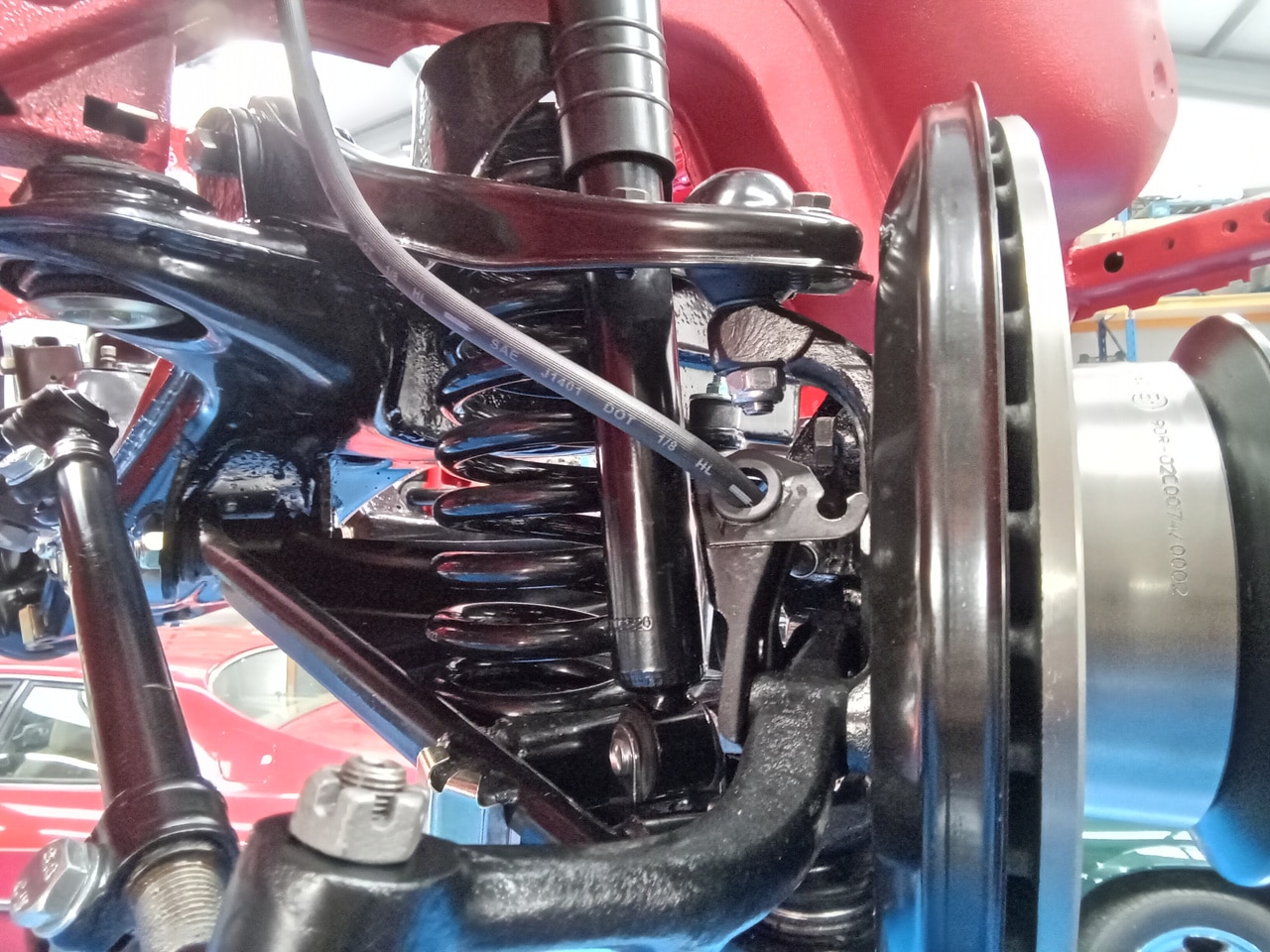 311025 1978 Mercedes 350SL Brakes Steering Diff Mount