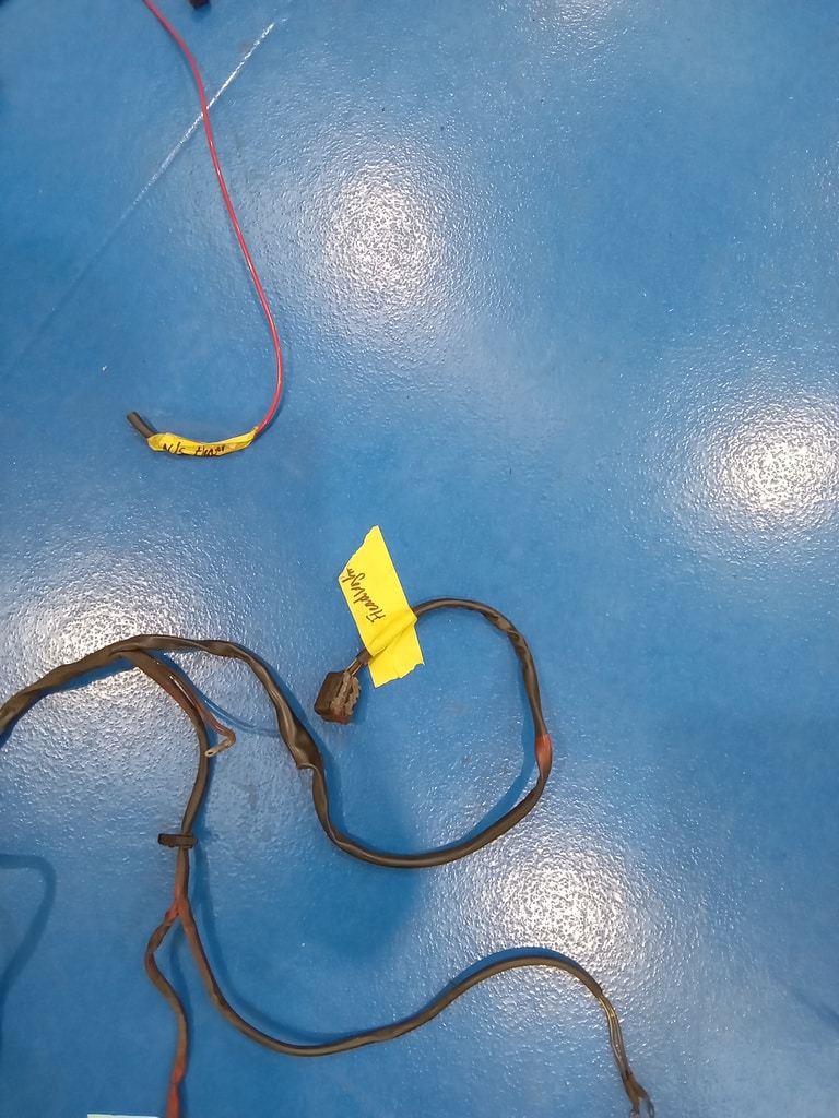 311025 1978 Mercedes 350SL Wiring Loom Reference 4