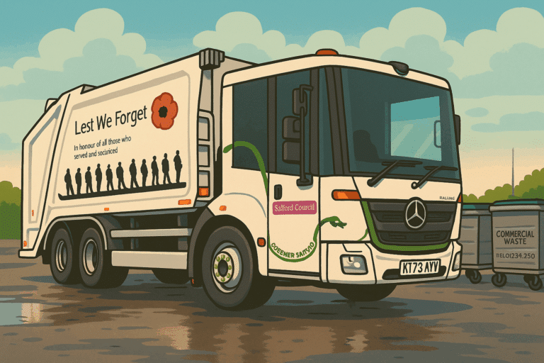 Electric Rubbish Lorry Bridge Classic Cars Kids