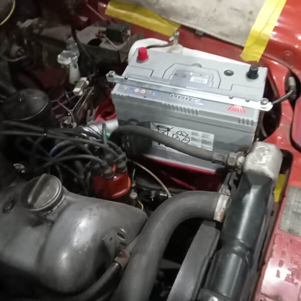 020225 1973 Mercedes 250 Battery Coil and Ballast Reistor Timing and Testing 10