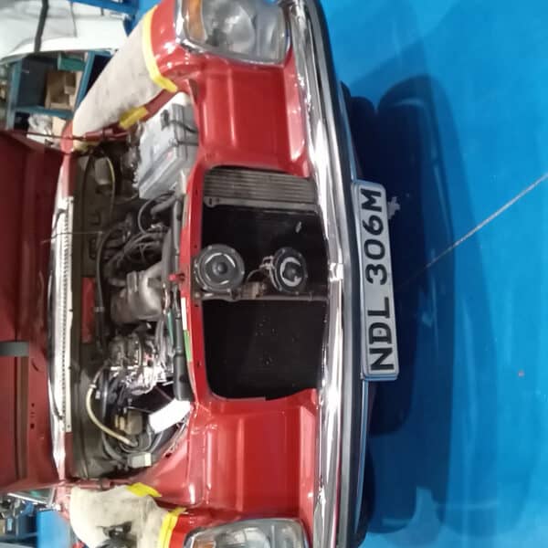 020225 1973 Mercedes 250 Battery Coil and Ballast Reistor Timing and Testing 5