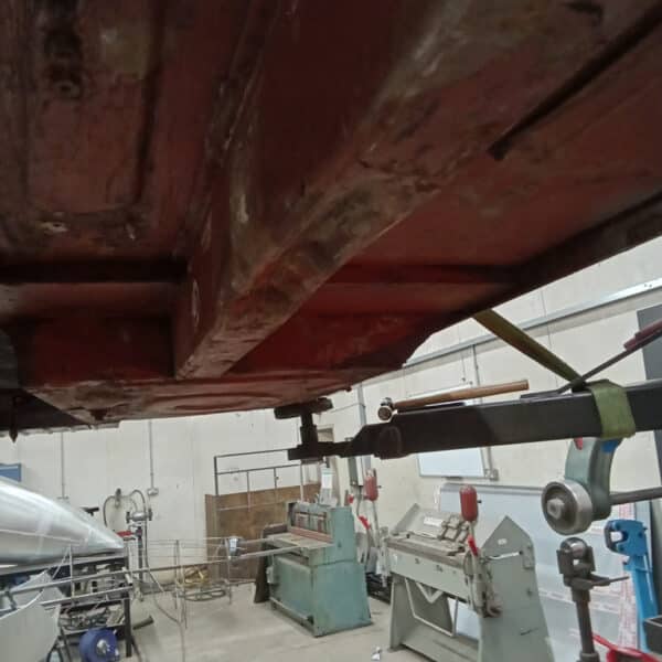 021225 1970 Aston Martin DBS Frame Damage Repair