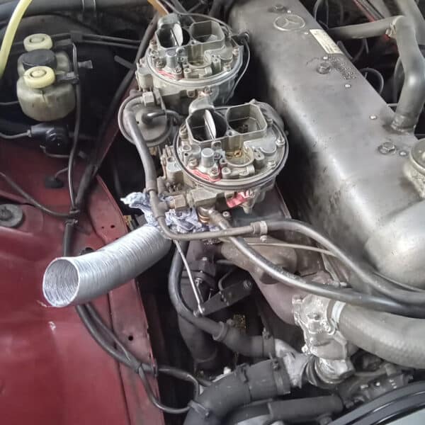 030225 1973 Mercedes 250 Carburettor Leak 2