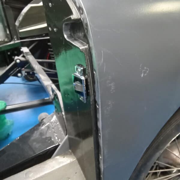 051225 1955 Aston Martin DB24 Drophead Coupe Door Gaps and Adjustments 18