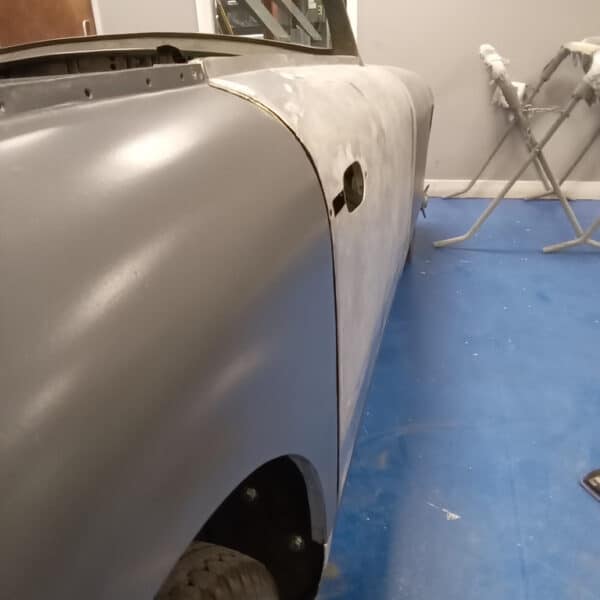 051225 1955 Aston Martin DB24 Drophead Coupe Door Gaps and Adjustments 24