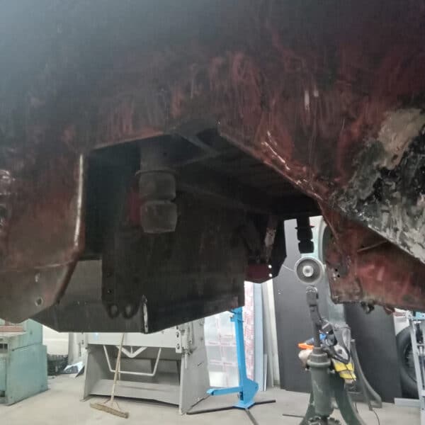 091225 1970 Aston Martin DBS Removing Underguard