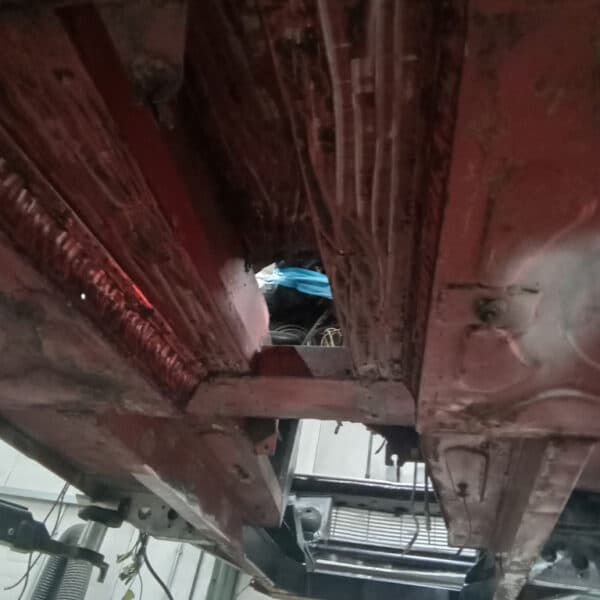 101225 1970 Aston Martin DBS Removing Underguard 9