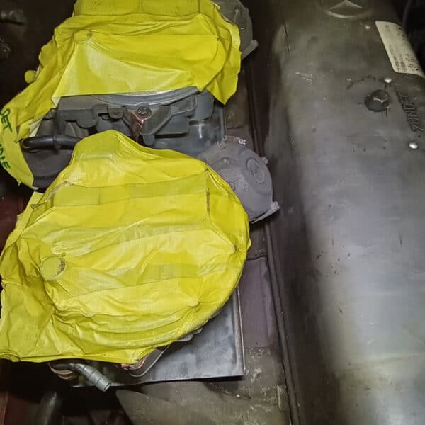 261125 1973 Mercedes 250 New Bumpers Exhaust and Intake Manifods Chrome Bashbar 15