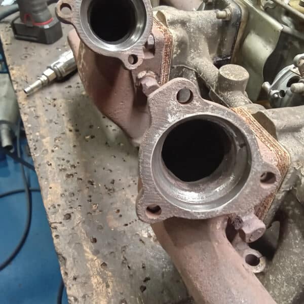 261125 1973 Mercedes 250 New Bumpers Exhaust and Intake Manifods Chrome Bashbar 23