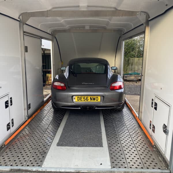 070126 2007 Porsche Cayman Loaded for Transport