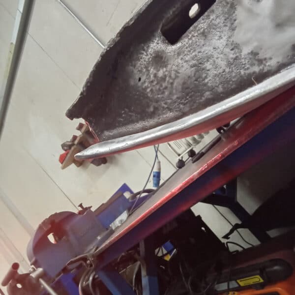 080126 1970 Aston Martin DBS Door Rust 13