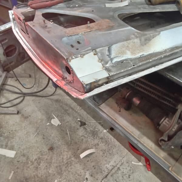 080126 1970 Aston Martin DBS Door Rust 7 1