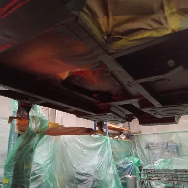 130126 1970 Aston Martin DBS Epoxy Underneath 2