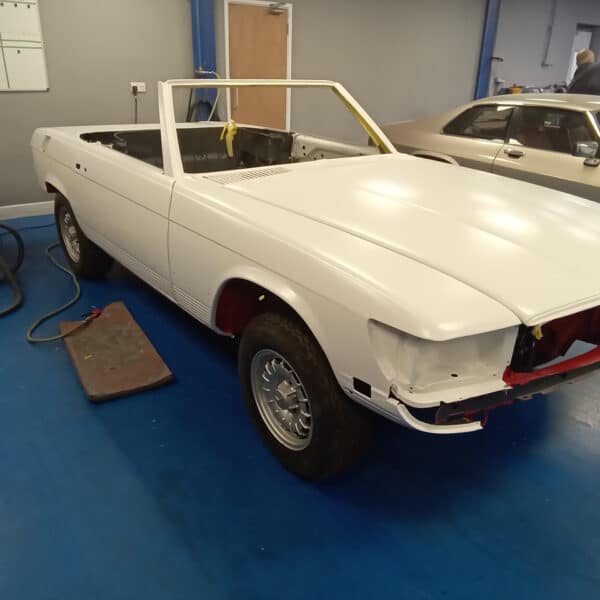 130126 1978 Mercedes 350SL Paint Prep 3