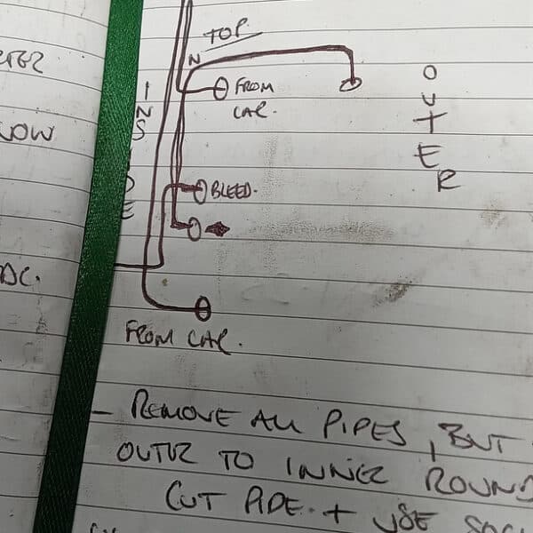 140126 1996 Bentley Continental R Rear Caliper