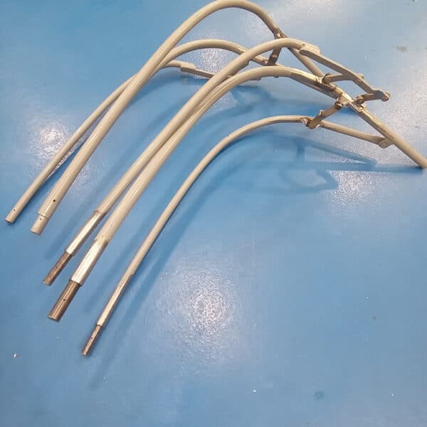 160126 1960 Austin Healey 3000 Hood Frame and Alternator 12