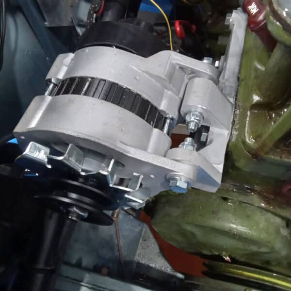 160126 1960 Austin Healey 3000 Hood Frame and Alternator 2