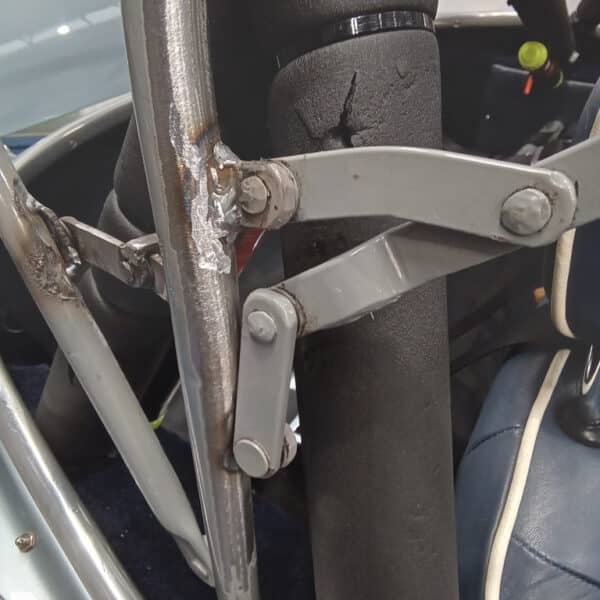 160126 1960 Austin Healey 3000 Hood Frame and Alternator 3