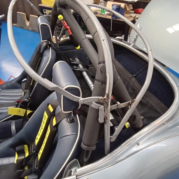 160126 1960 Austin Healey 3000 Hood Frame and Alternator 9