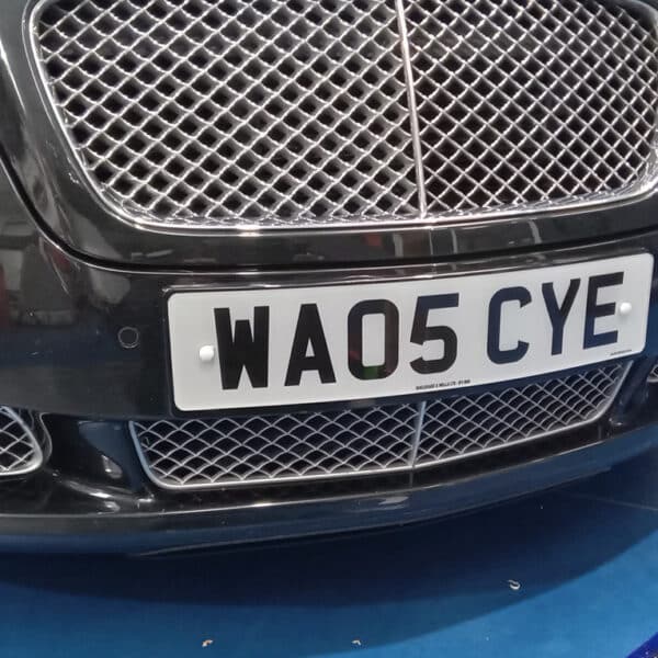171226 2005 Bentley Continental GT Number Plates 6