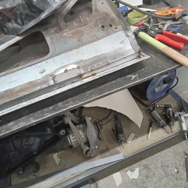 200126 1970 Aston Martin DBS Drivers Door Repairs 11