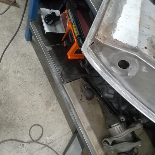 200126 1970 Aston Martin DBS Drivers Door Repairs 2