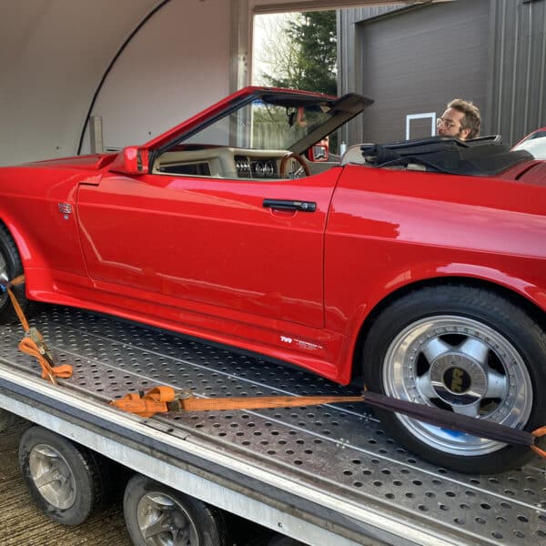 200126 1989 TVR Tasmin going to photoshoot