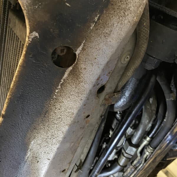 200126 1991 Jaguar XJS Front Valance and Splitter Removed 10