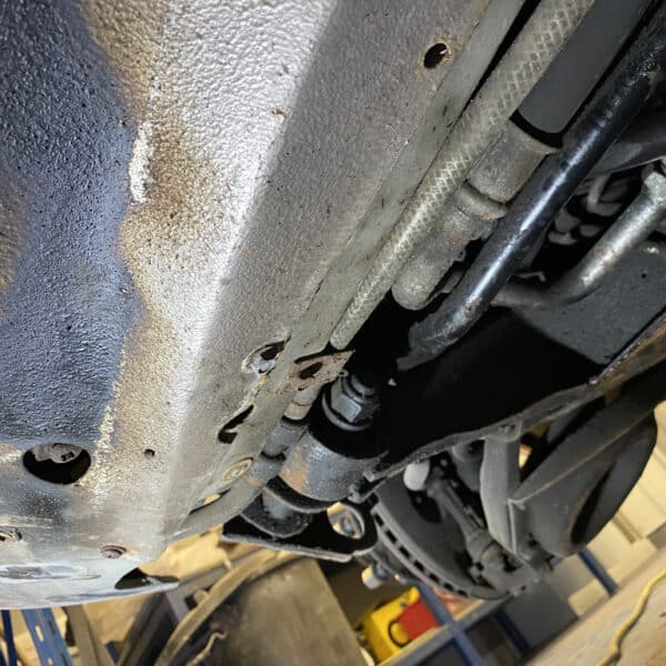 200126 1991 Jaguar XJS Front Valance and Splitter Removed 9