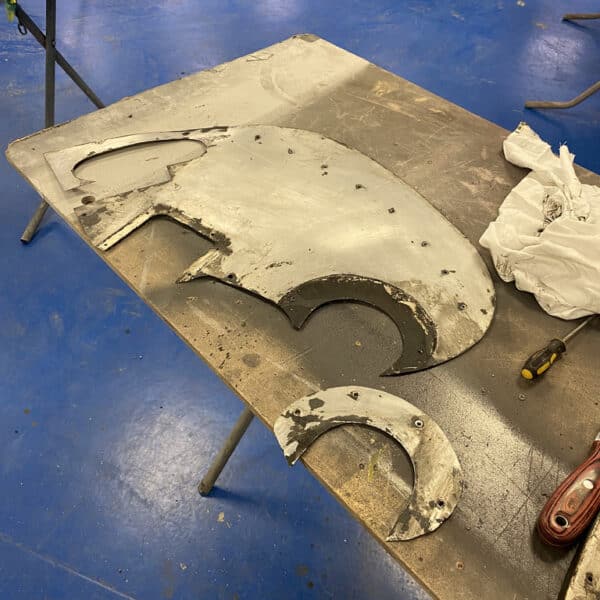 210126 1969 Aston Martin DB6 Volante Arch Liners Painted 4