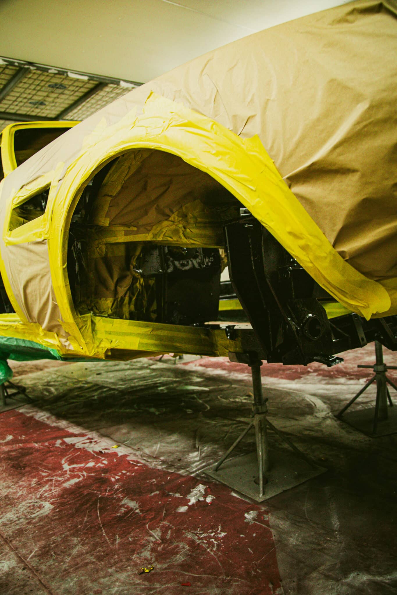 210126 1970 Aston Martin DBS Floors Engine Bay Painted 102 scaled