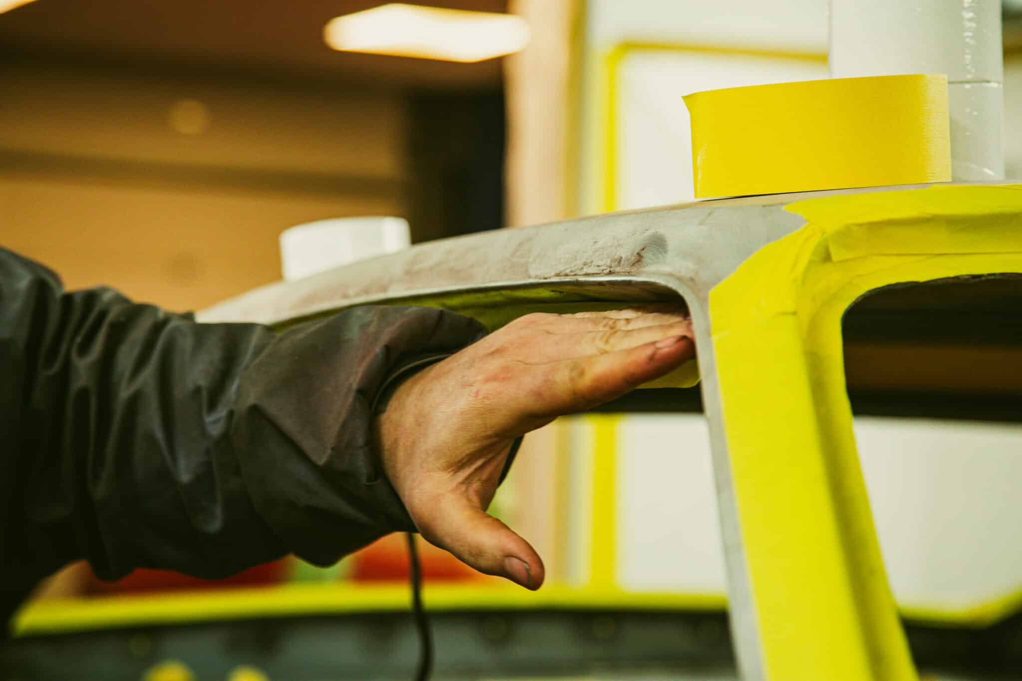 210126 1970 Aston Martin DBS Floors Engine Bay Painted 13 scaled