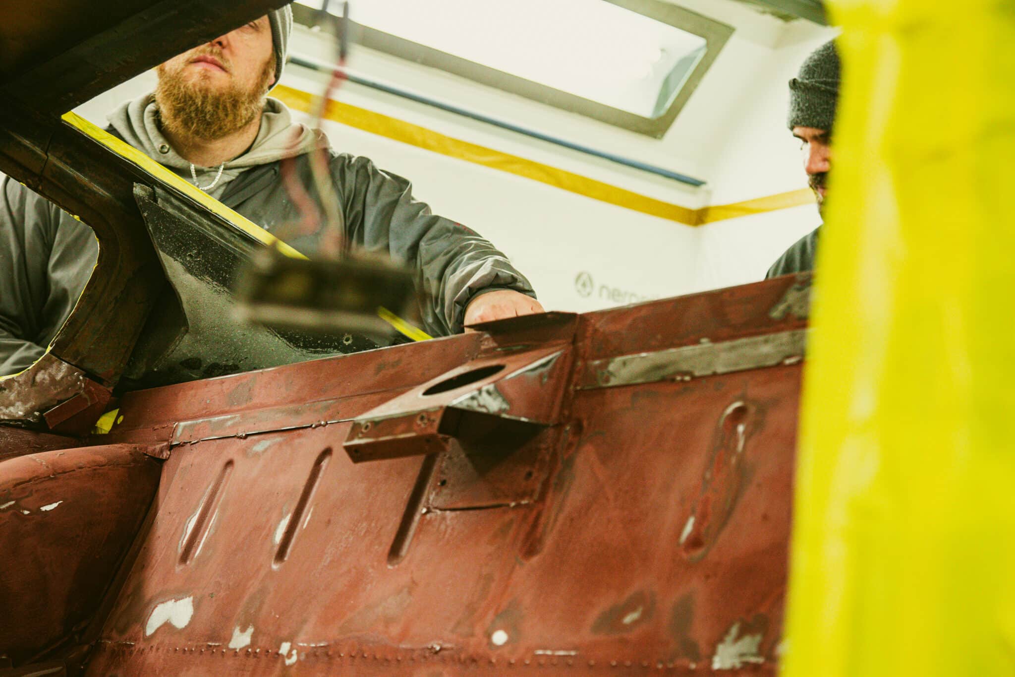 210126 1970 Aston Martin DBS Floors Engine Bay Painted 23 scaled