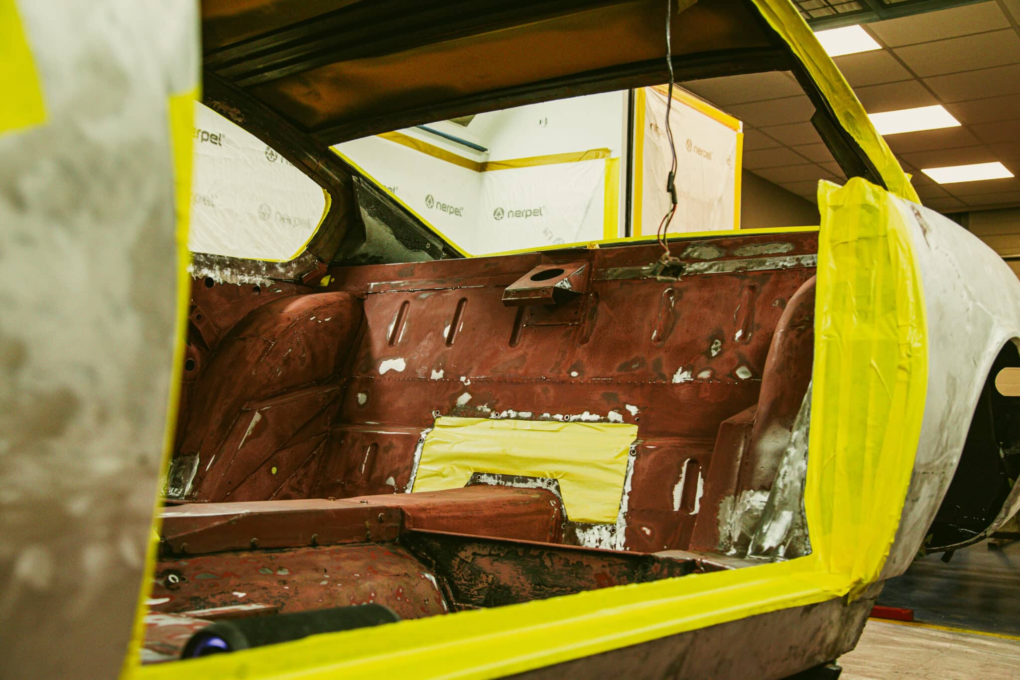 210126 1970 Aston Martin DBS Floors Engine Bay Painted 42 scaled