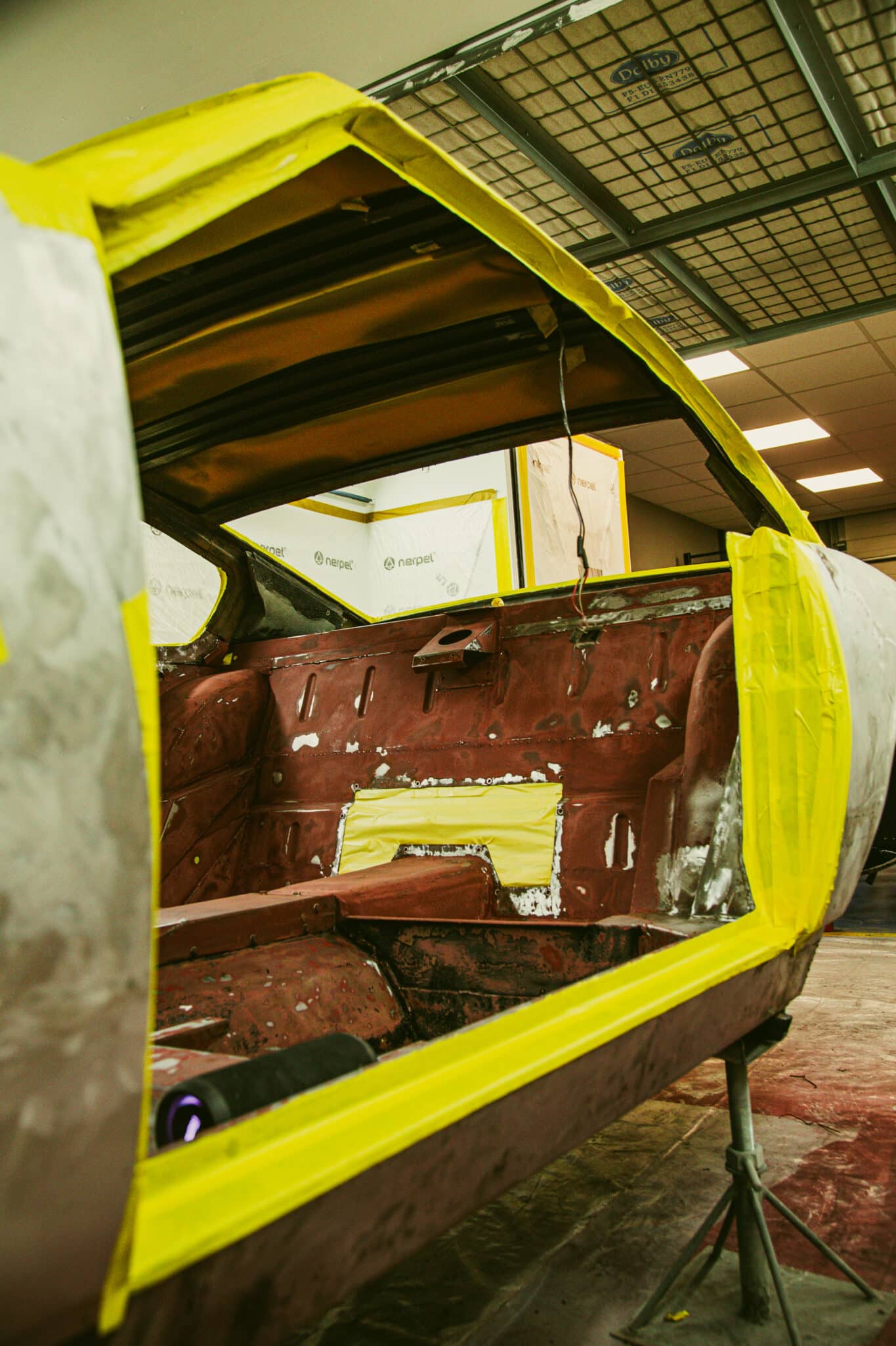 210126 1970 Aston Martin DBS Floors Engine Bay Painted 43 scaled