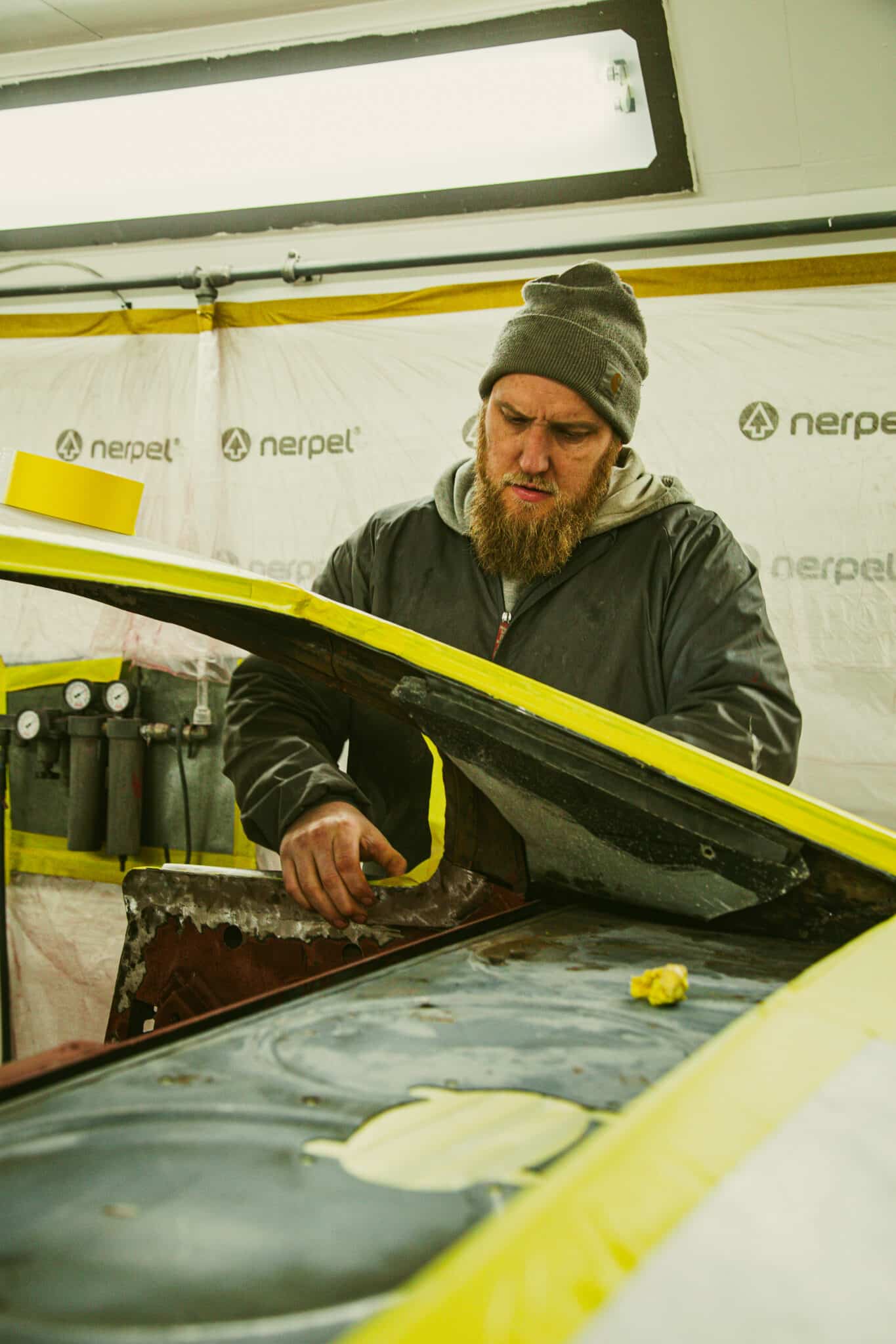 210126 1970 Aston Martin DBS Floors Engine Bay Painted 5 scaled