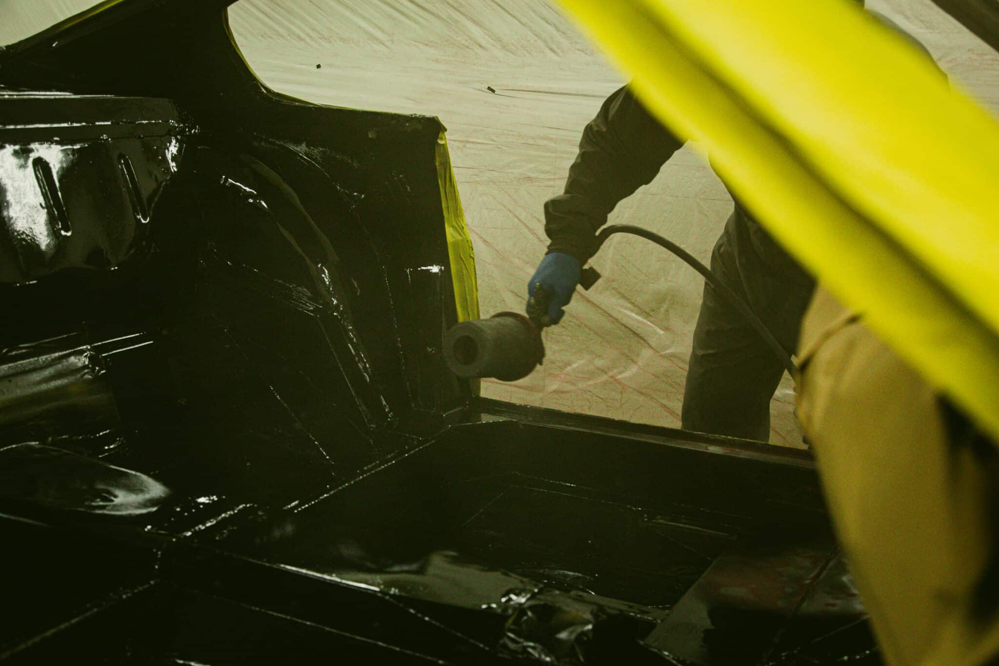 210126 1970 Aston Martin DBS Floors Engine Bay Painted 65 scaled