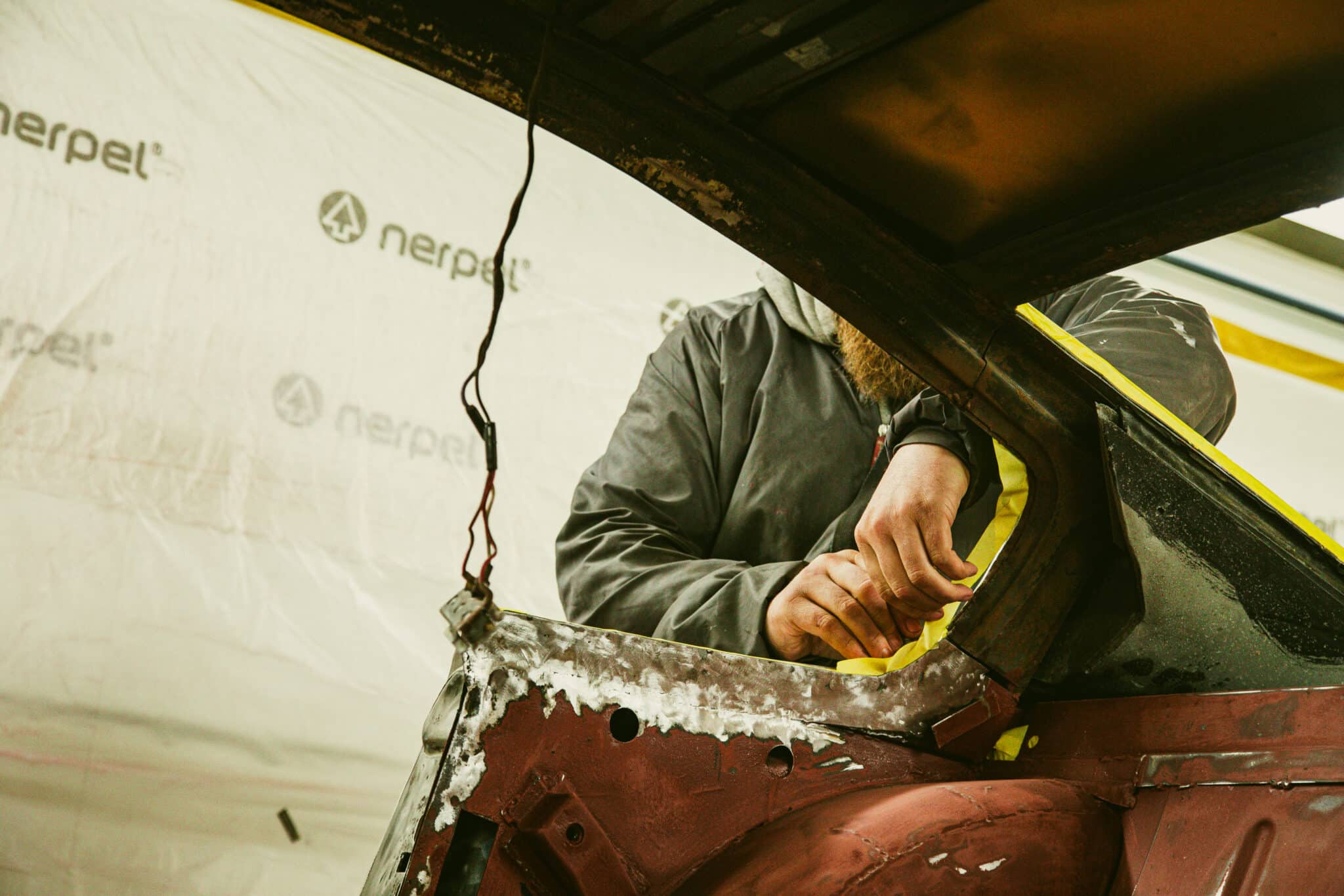 210126 1970 Aston Martin DBS Floors Engine Bay Painted 7 scaled