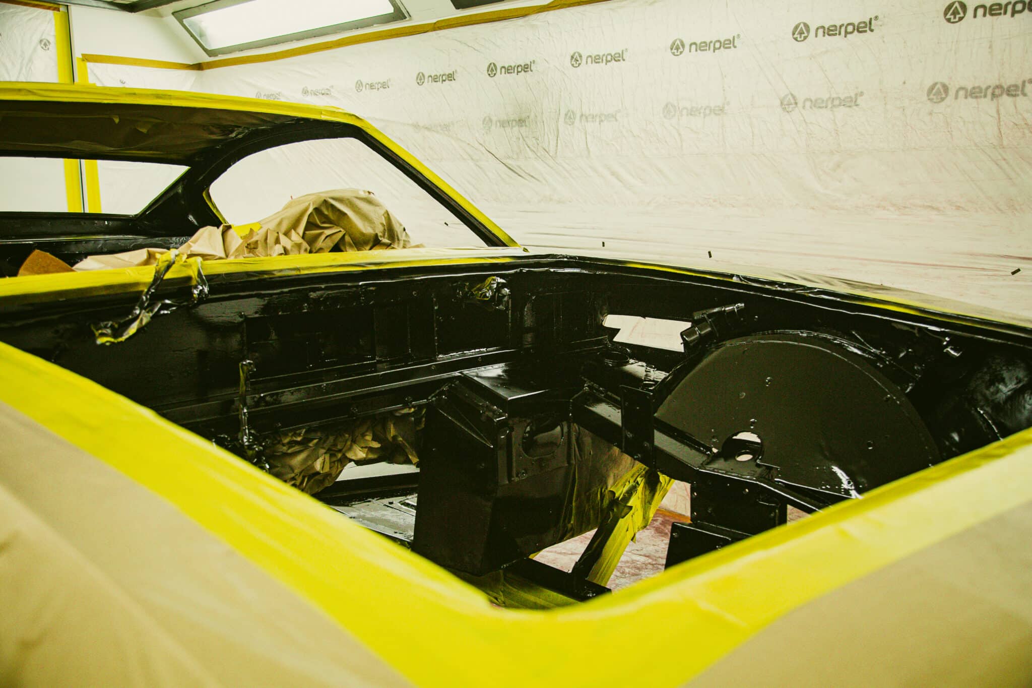 210126 1970 Aston Martin DBS Floors Engine Bay Painted 97 scaled