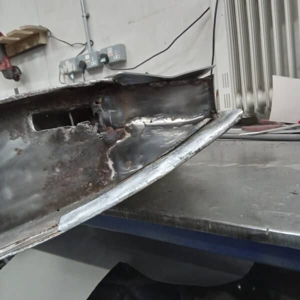 210126 1970 Aston Martin DBS Vantage Inner Door Repairs 12