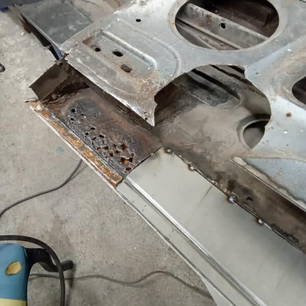 210126 1970 Aston Martin DBS Vantage Inner Door Repairs 5