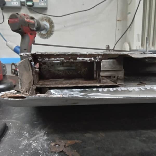 210126 1970 Aston Martin DBS Vantage Inner Door Repairs 7