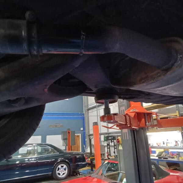 220126 1973 Mercedes 250 Exhaust Repairs 2