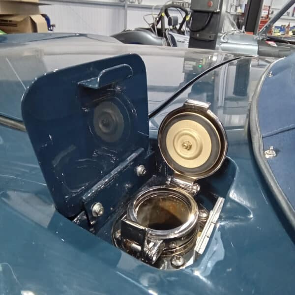 230126 1969 Aston Martin DB6 Volante Fuel Caps Door Cards Battery Mount and Stone Guards 11