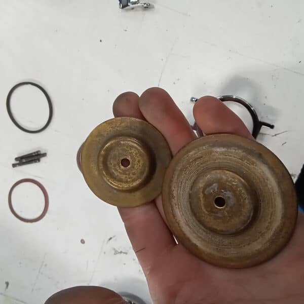 230126 1969 Aston Martin DB6 Volante Fuel Caps Door Cards Battery Mount and Stone Guards 15