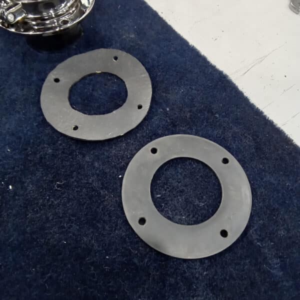 230126 1969 Aston Martin DB6 Volante Fuel Caps Door Cards Battery Mount and Stone Guards 26
