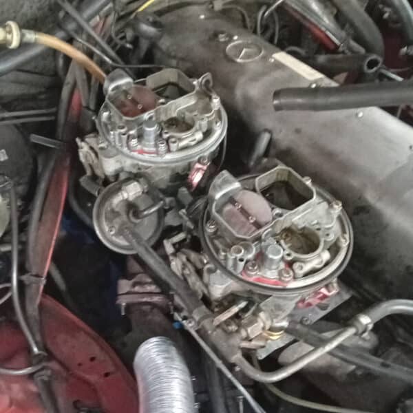 230126 1973 Mercedes Rear Carb Check