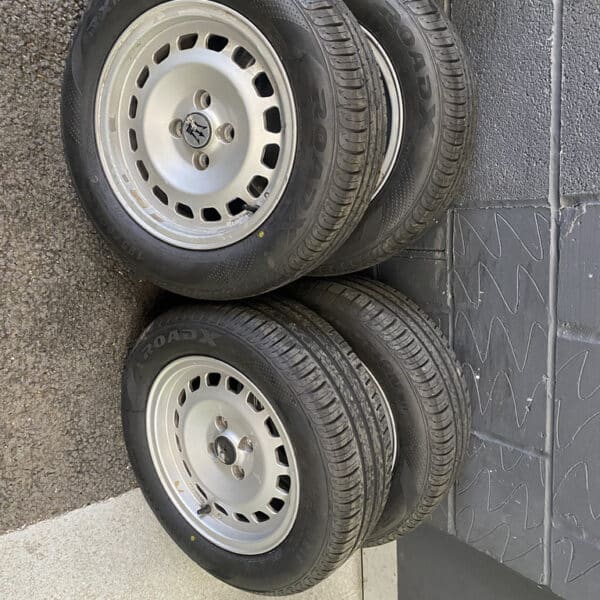230126 1987 Maserati BiTurbo Wheels to Wheelhouse for Refurb