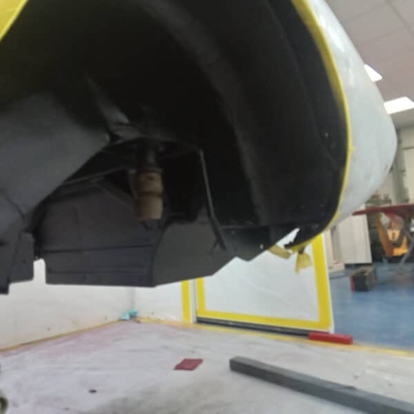 240126 1970 Aston Martin DBS Wheel Arch and Boot Painted Black 16